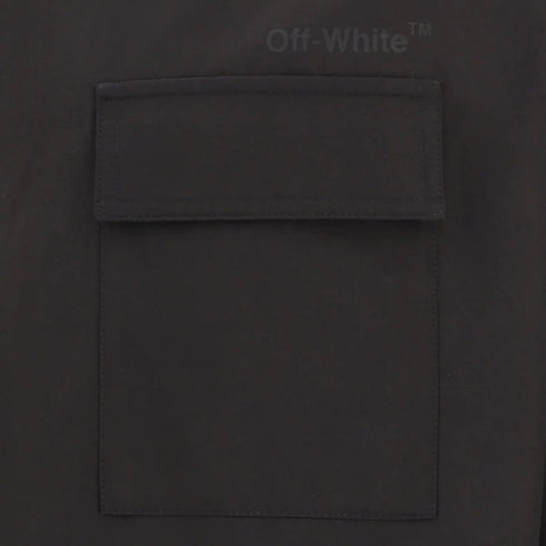 Off-White Diag Tab Zip Skate Fit Black Overshirt Jacket M