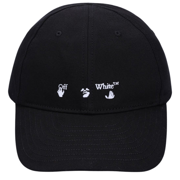 Off White Hands Off Logo Baseball Cap Black Hat