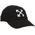 Off White Arrow Baseball Cap Black