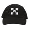 Off White Arrow Baseball Cap Black
