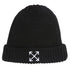 Off White Arrow Logo Black Beanie