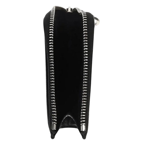 Off White Binder Diag Safe Zip Black Wallet