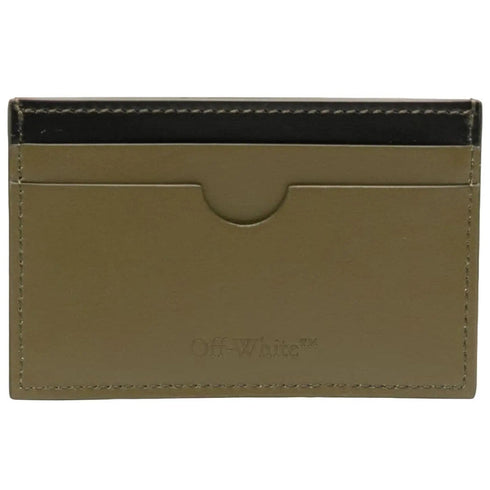 Off White Omnd066F23Lea0015610 Jitney Simple Card Case Military Accessories Mens
