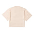 Off-White Embroidered Baseball Logo Crop Tee Beige XS