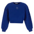 Off-White Embroidered Mini Arrow Cropped Crewneck Blue M