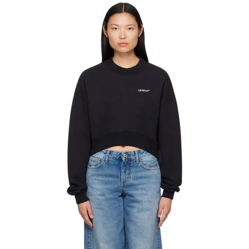 Off-White For All Book Cropped Over Crewneck Black XS
