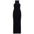 Off-White Basic Ribbed Black Dress S