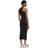 Off-White Basic Ribbed Black Dress S