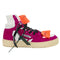 Off White Off Court 3 0 Fuchsia High Top Leather Sneakers Owia112F22Lea0010132 - Style Centre Wholesale