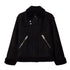 Off-White Round Shoulder Shearling Jacket IT38