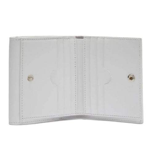 Off White Quote Logo White Jitney French Purse