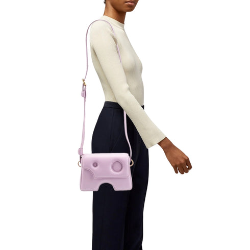 Off White Burrow Shoulder 22 Lilac Over Shoulder Bag