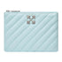 Off-White Jackhammer Flat Pouch Leather Blue Bag OWNS020S22LEA0014000