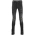 Amiri Leather Camo Mx1 Aged Black Jeans