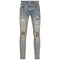 Amiri MX1 Neon Plaid Clay Indigo Blue Jeans W30 / 32L