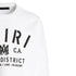 Amiri Stencil Logo White Sweatshirt M