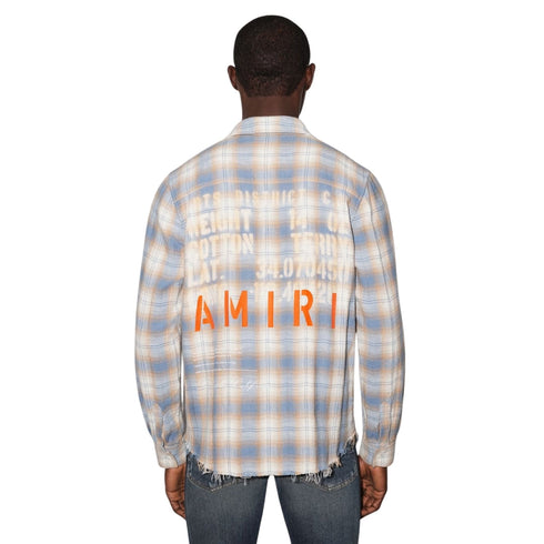 Amiri Pf22Msl008 420 Shirts Mens