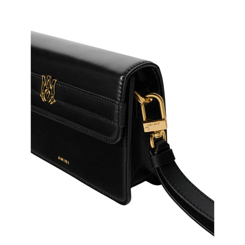 Amiri Calf "MA" Small Clutch Black Bag One Size