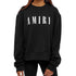 Amiri Bold Core Logo Black Sweatshirt XS
