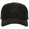Amiri MA Branded Logo Black Trucker Hat One Size