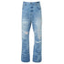 Amiri Aloha Patch Straight Fit Faded Indigo Blue Denim Jeans W30 L32 / 32L