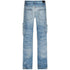 Amiri Straight Fit Carpenter Faded Indigo Blue Jeans W31 L32 / 32L