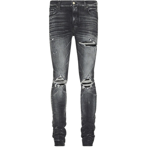 Amiri Mx1 Leather Storm Grey Jeans Pf23Mds045 516 - Style Centre Wholesale