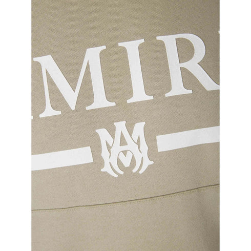 Amiri MA Bar Logo Beige Hoodie XS