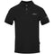 Plein Sport Slashed Sleeve Black Polo Shirt S