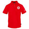 Plein Sport Circle Emblem Logo Red Polo Shirt S