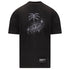 Palm Angels Glittered Galaxy Design Black T-Shirt XS