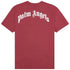 Palm Angels Kill The Bear Logo Burgundy T-Shirt XS