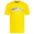 Palm Angels Classic Shark Design Yellow T-Shirt XS