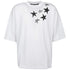 Palm Angels Shooting Stars Overlogo Oversize White T-Shirt XS