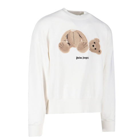 Palm Angels Kill The Bear Crew Sweatshirt White L