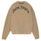 Palm Angels GD Curved Logo Beige Sweatshirt S