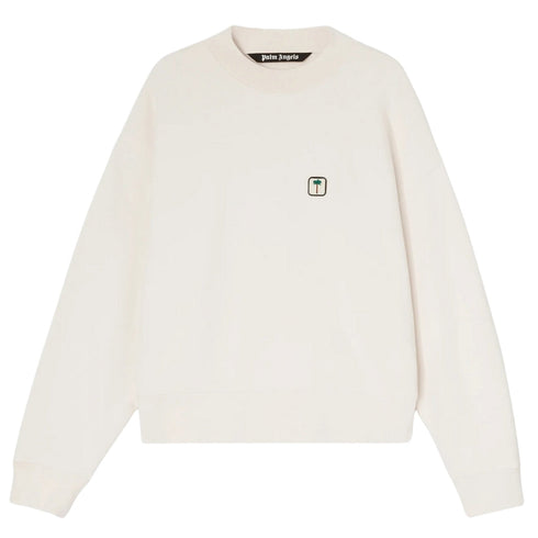 Palm Angels PXP Logo Off White Sweatshirt L