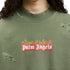 Palm Angels Pmba065F22Fle0145601 Green Sweatshirts Male