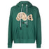 Palm Angels Kill The Bear Logo Forest Green Hoodie S