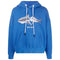 Palm Angels Shark Logo Bright Blue Hoodie