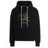 Palm Angels Broken Palm Tree Logo Black Hoodie