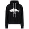 Palm Angels Kill The Shark Logo Black Hoodie