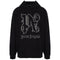 Palm Angels Monogram Statement Logo Black Hoodie S