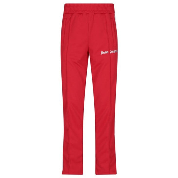 Palm Angels White Striped Classic Red Track Sweatpants S