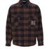 Palm Angels Pa Monogram Check Overshirt Brown IT48
