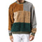 DIESEL DIESEL PPOND-ED OKAMZ SWEATSHIRT 7BH BRWN/GRN/GRY SWEATSHIRT MALE L