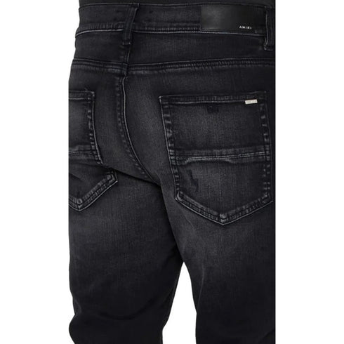 Amiri Boucle Mx1 Aged Black Jeans