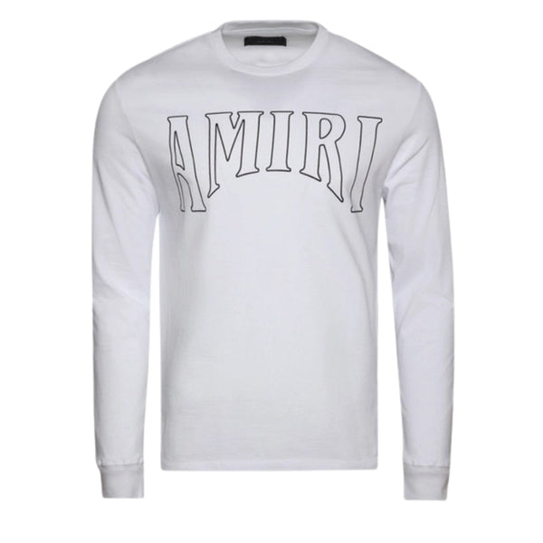 Amiri Sun Logo Long Sleeve White T-Shirt S