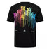 Amiri MA Drip Collage Design Black T-Shirt XS