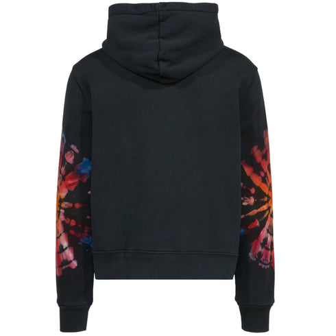 Amiri Spot Tie Dye Sleeves Black Hoodie S